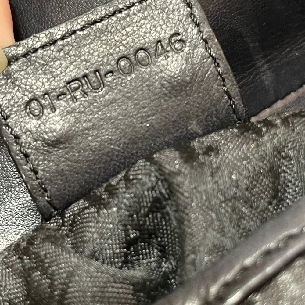 Dior Limited Edition Black Leather Saddle Bag - Picture 14 of 15